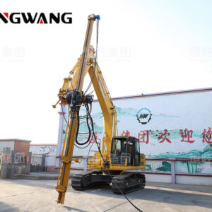 HW200 Excavator modification for DTH drilling